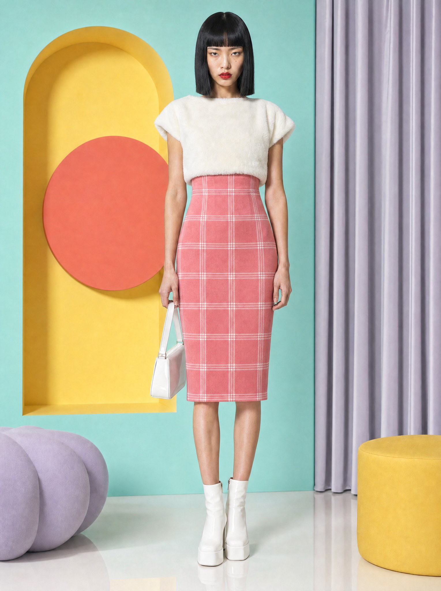 Conjunto Lápiz — Rosa