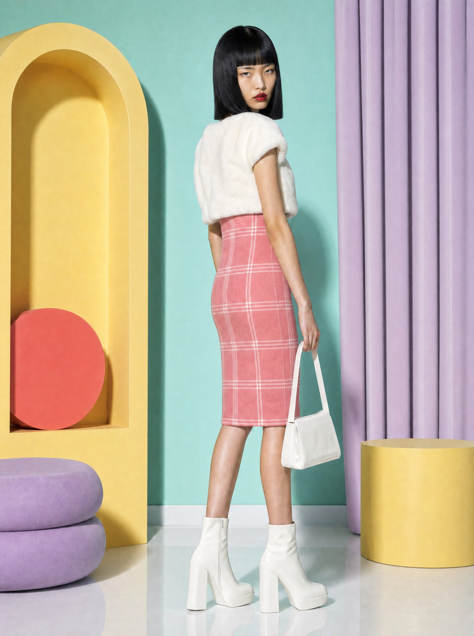 Conjunto Lápiz — Rosa 3