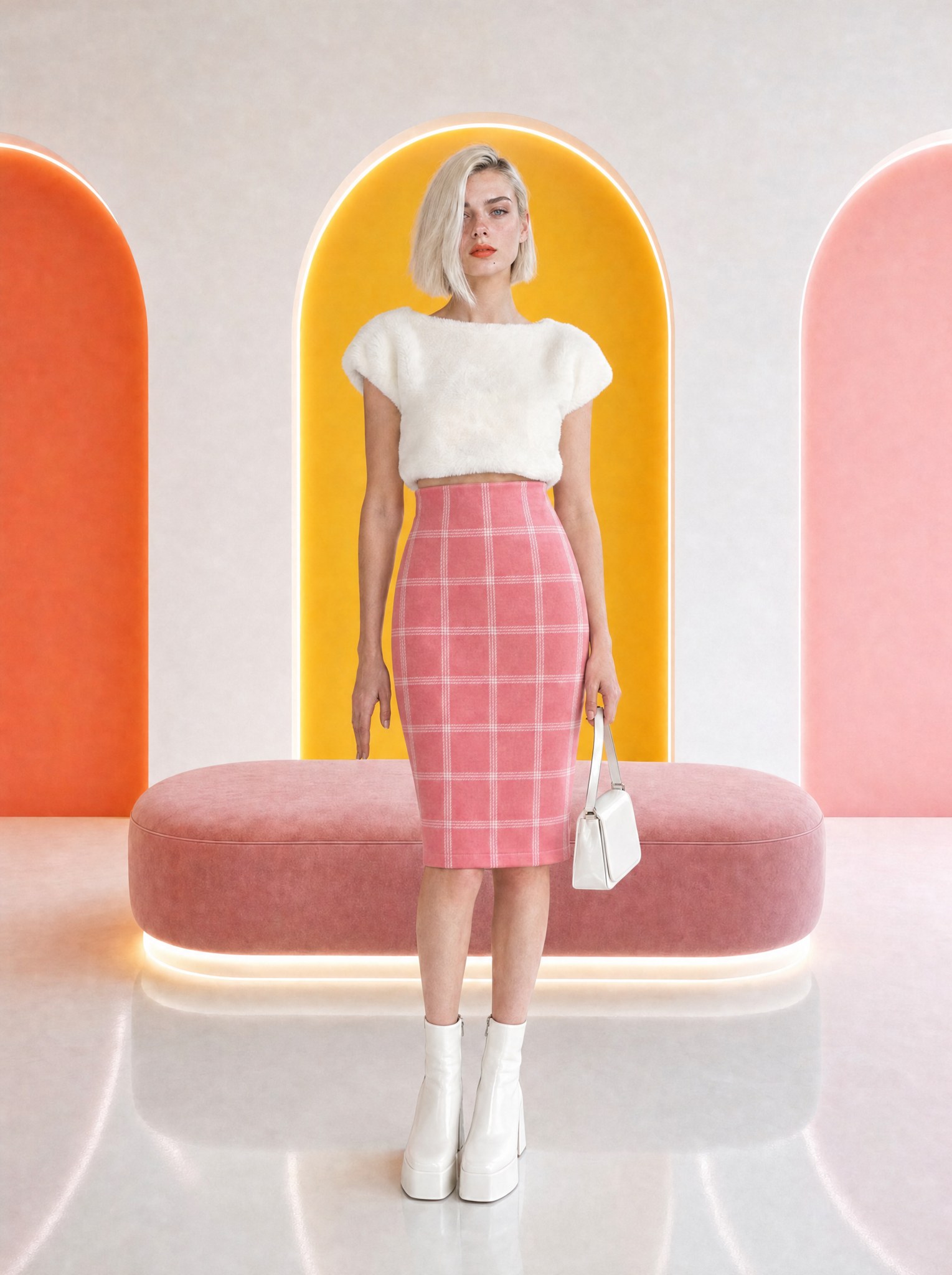 Conjunto Lápiz — Rosa 6