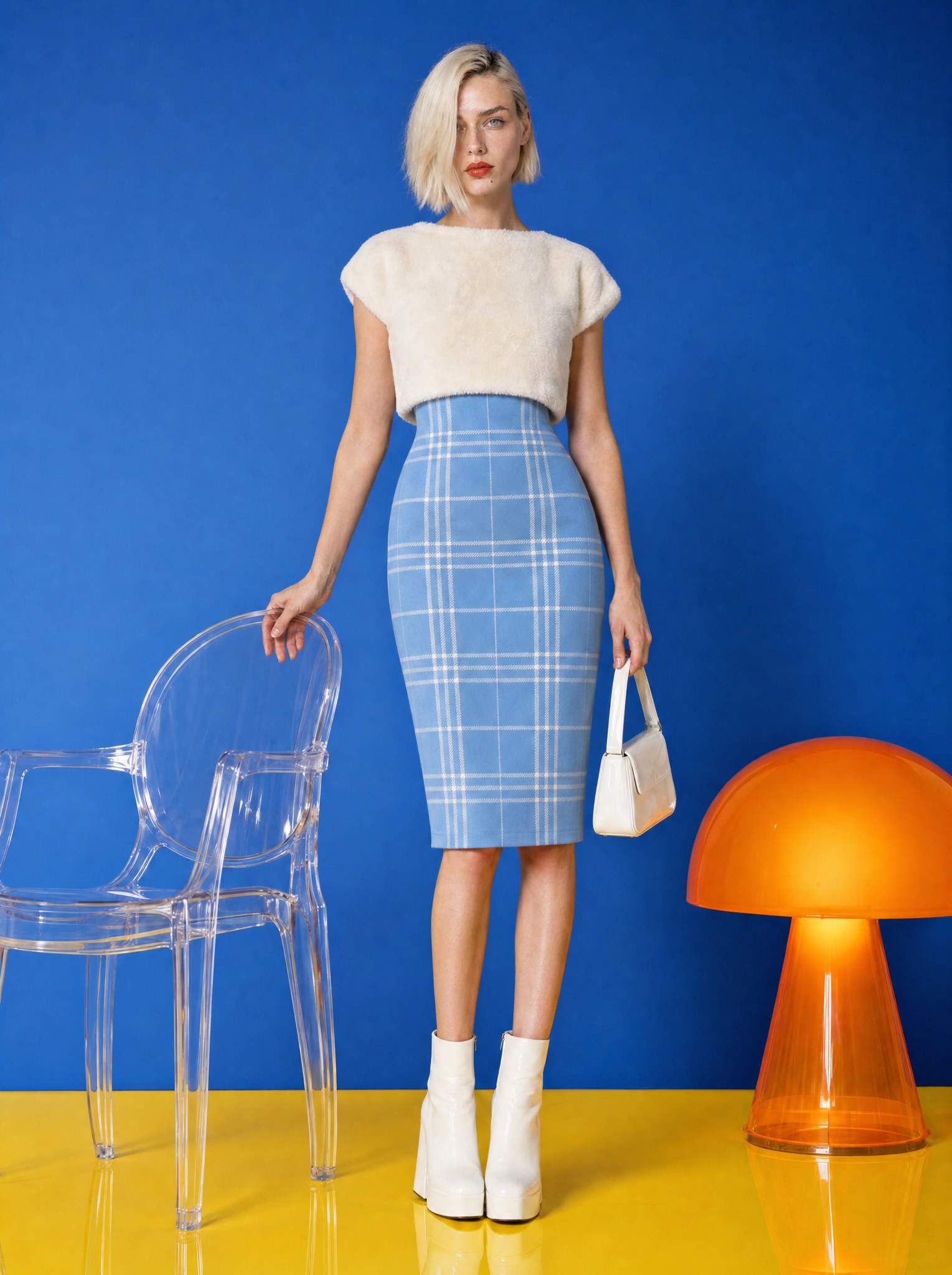 Conjunto Lápiz — Azul 8
